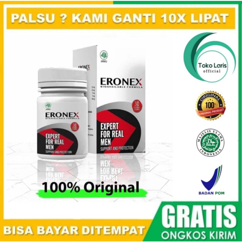 ERONEX ASLI ORIGINAL OBAT KUAT PRIA TAHAN LAMA DI RANJANG BPOM AMAN TANPA EFEK SAMPING