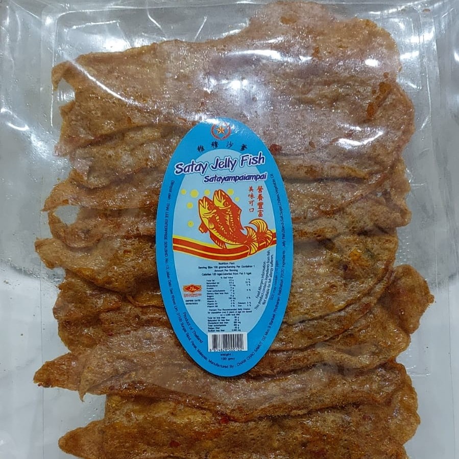 

AmpayAmpay Sate Juhi Ikan Ubur Ubur jelly fish satay Thailand 120gr