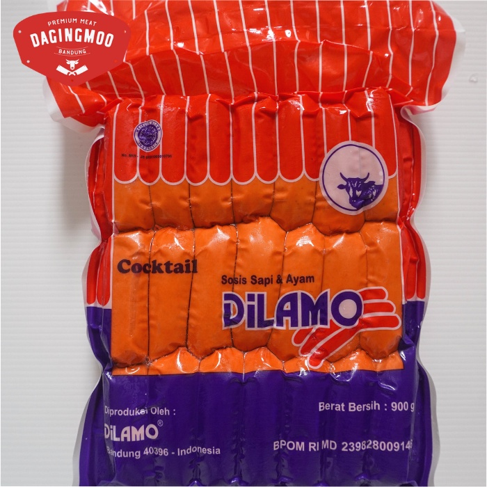 

Dilamo Beef Cocktail 500gr & 900gr / Dilamo Sosis Sapi Sosis Merah Isi 25 Pcs 45 Pcs Bandung