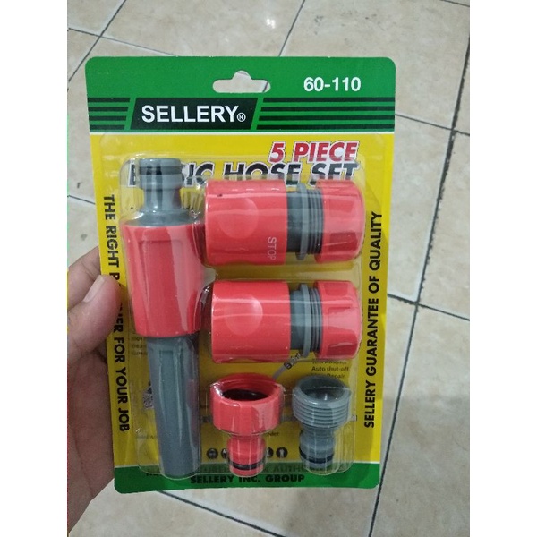 Semprotan + Sambungan Selang Air set Isi 5pc / Adaptor Selang Air isi 5pc