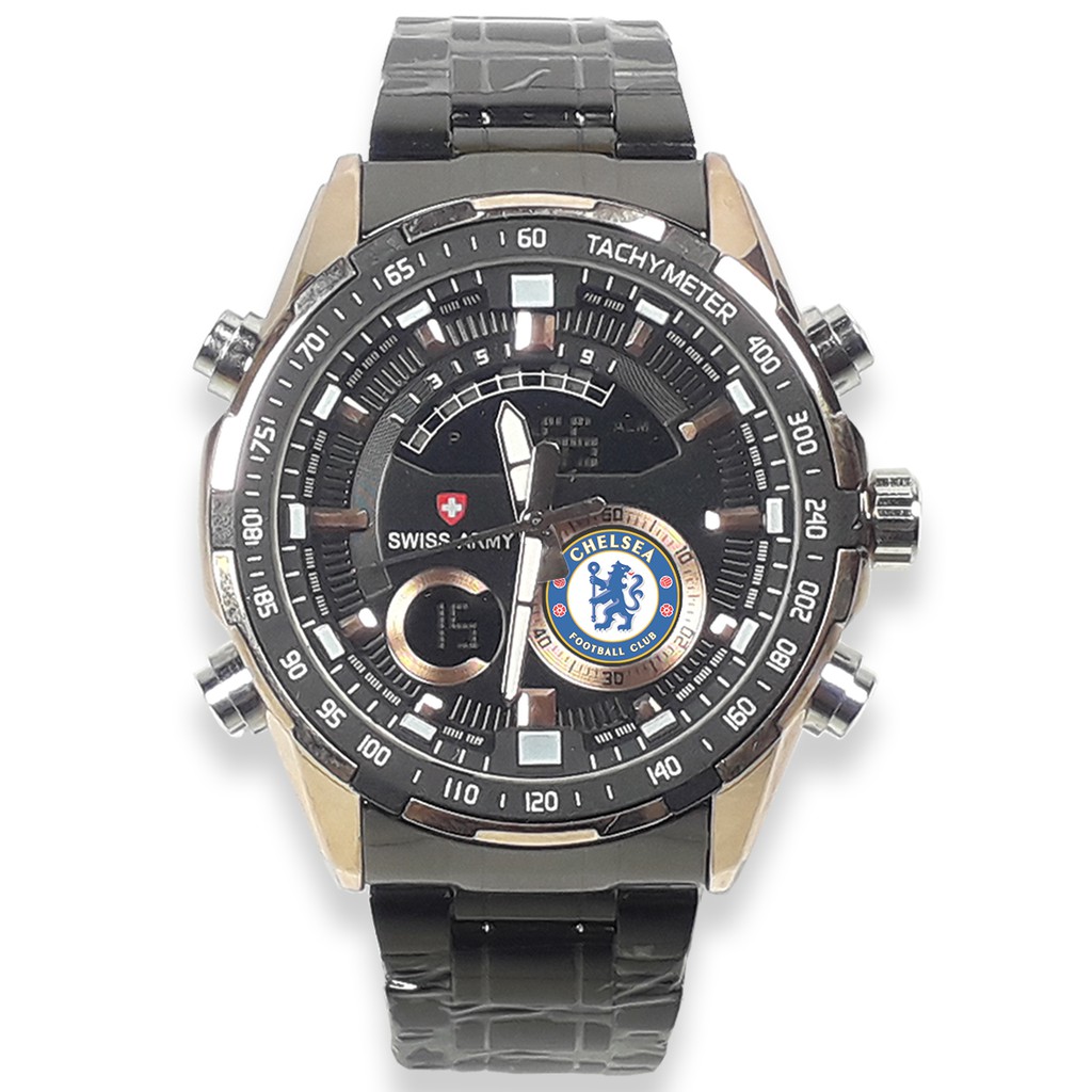 (EXCLUSIVE) Jam Tangan CHELSEA Rantai Double Time