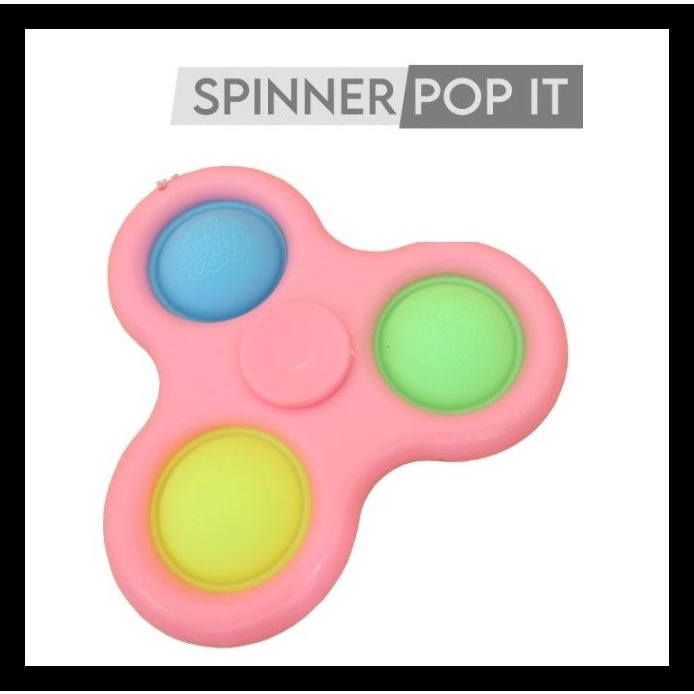 Fidget Spinner Spiner Simple Dimple Pop It Push Popit 321-200 Kode 210