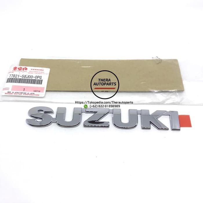 Genuine Suzuki Emblem Type 5 Grand Vitara JB424 77841-65J30-0PG Badge Sticker 
