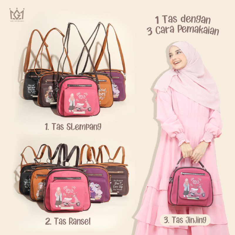 Celena Bag 3in1 / Tas / Cuci Gudang / Limited Edition