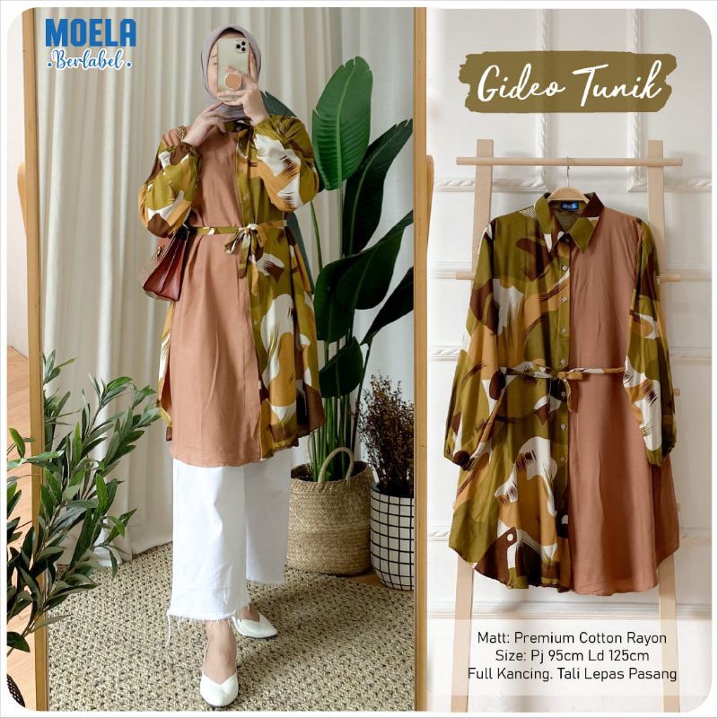 tunik jumbo bigsize ld 125 ori berlabel moela