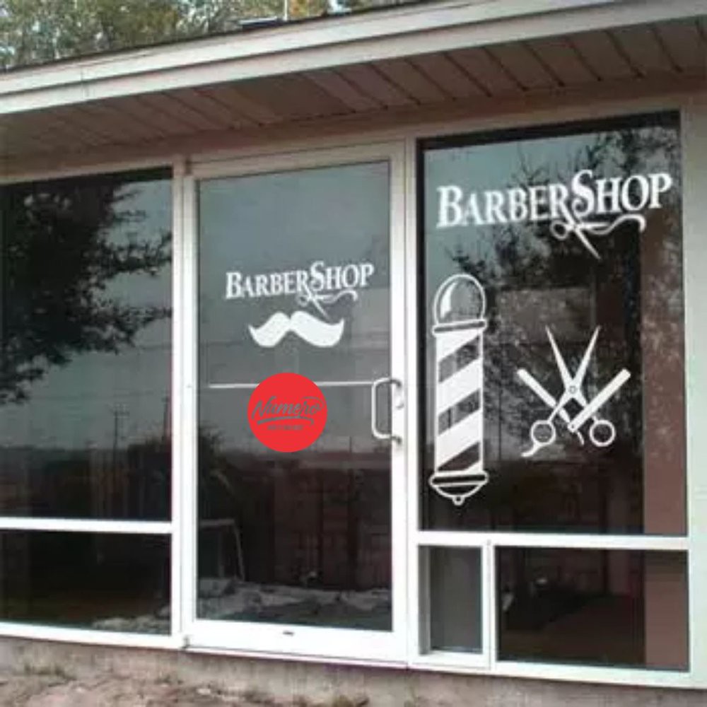 cutting sticker BARBERSHOP