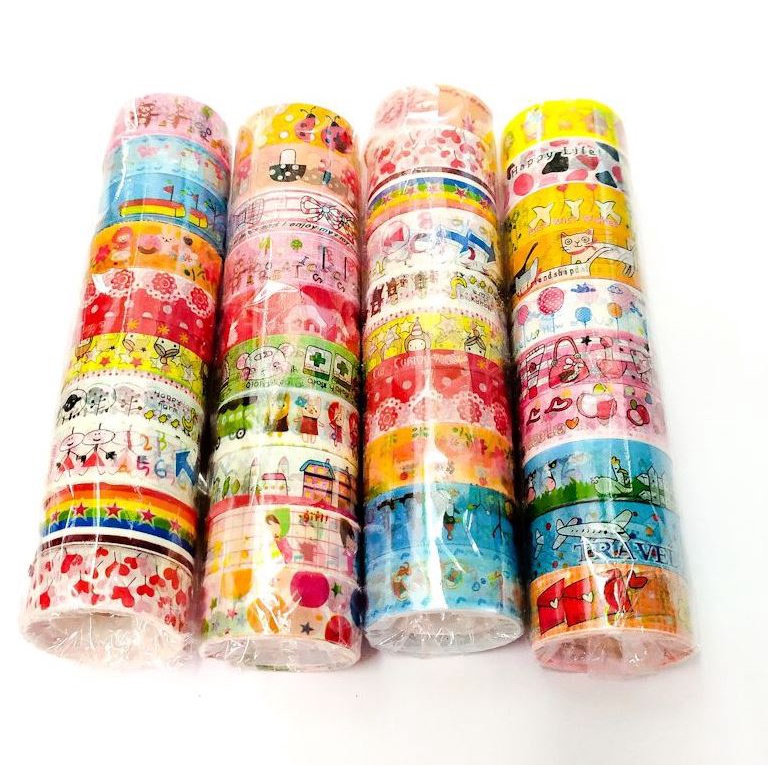 

Isolasi Fancy kado (10pcs) / Solasi Kado Gambar / Solatip Fancy