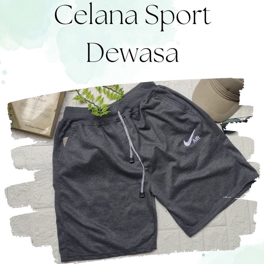 CELANA PENDEK PRIA DEWASA OLAHRAGA RUNNING SWIMMING GYM