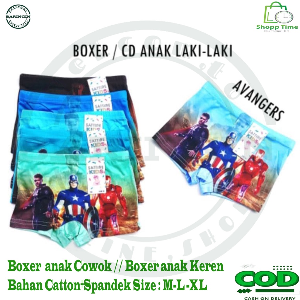 Boxer anak cowok ISI 6 PCS -Boxer anak cowok-CELANA DALAM BOXER ANAK LAKI-LAKI KARAKTER/BOXER ANAK LUCU