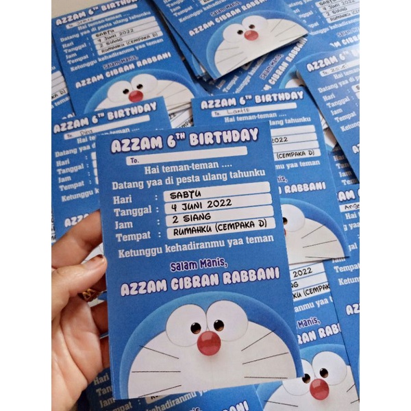 Jual UNDANGAN ULANG TAHUN CUSTOM | Shopee Indonesia