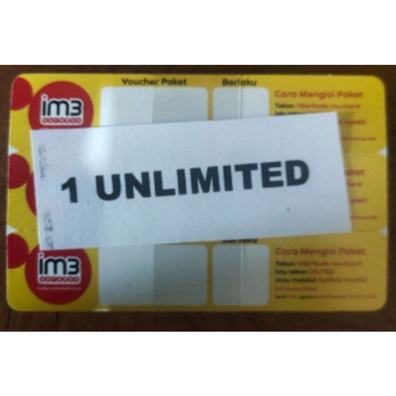 voucher indosat 1GB unlimited