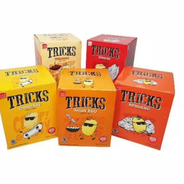 

【JOB】 Tricks Biskuit Kentang Potato Baked Chips - Netto 10 pc x 20gr