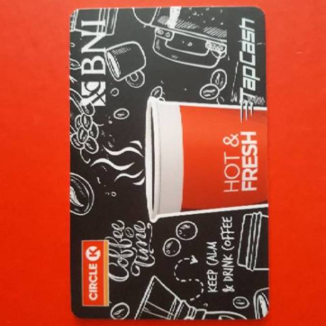 BNI Tapcash edisi Coffee Time /Like eMONEY eTOLL Flazz or Brizzi