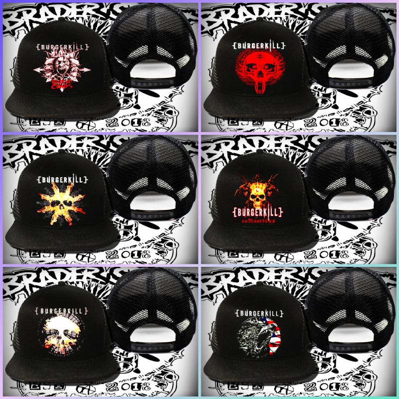 snapback burgerkill,topi burgerkill,topi snapback burgerkill,snapback metal,topi metal,topi pria,top