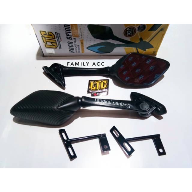 Spion Carbon Panjang bisa Di Lipat untuk Motor R25 - R15 - Nmax  - Lexi - Pcx