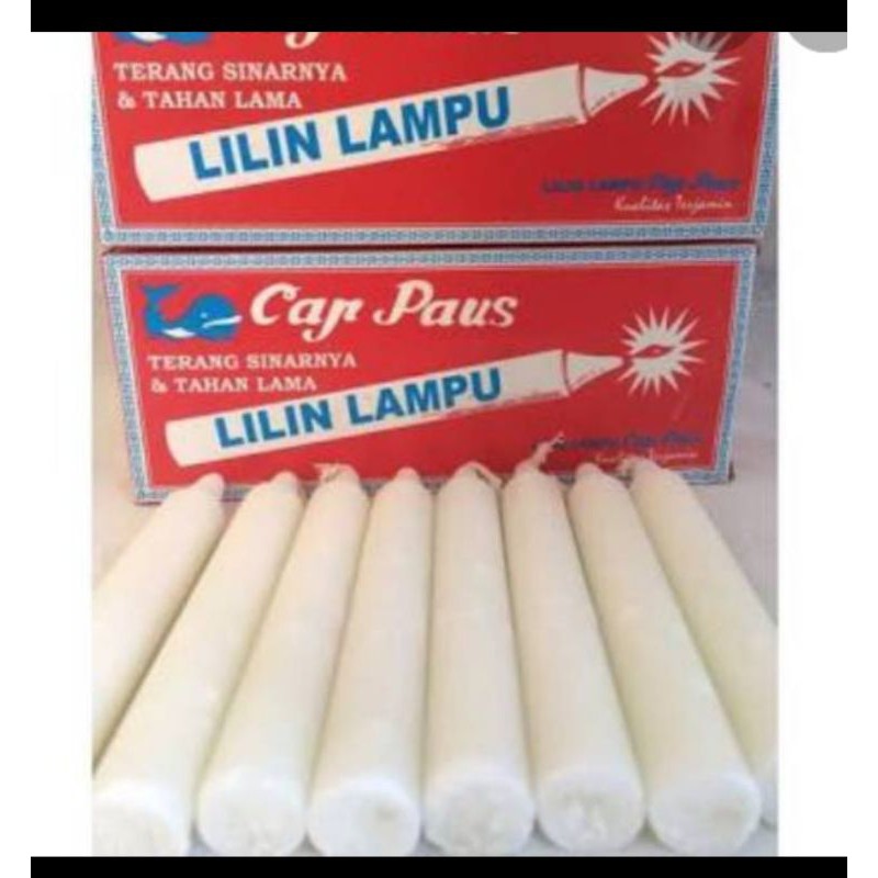 LILIN PUTIH PAUS,SEDUS 20 KOTAK,SAMEDAY/INSTANT