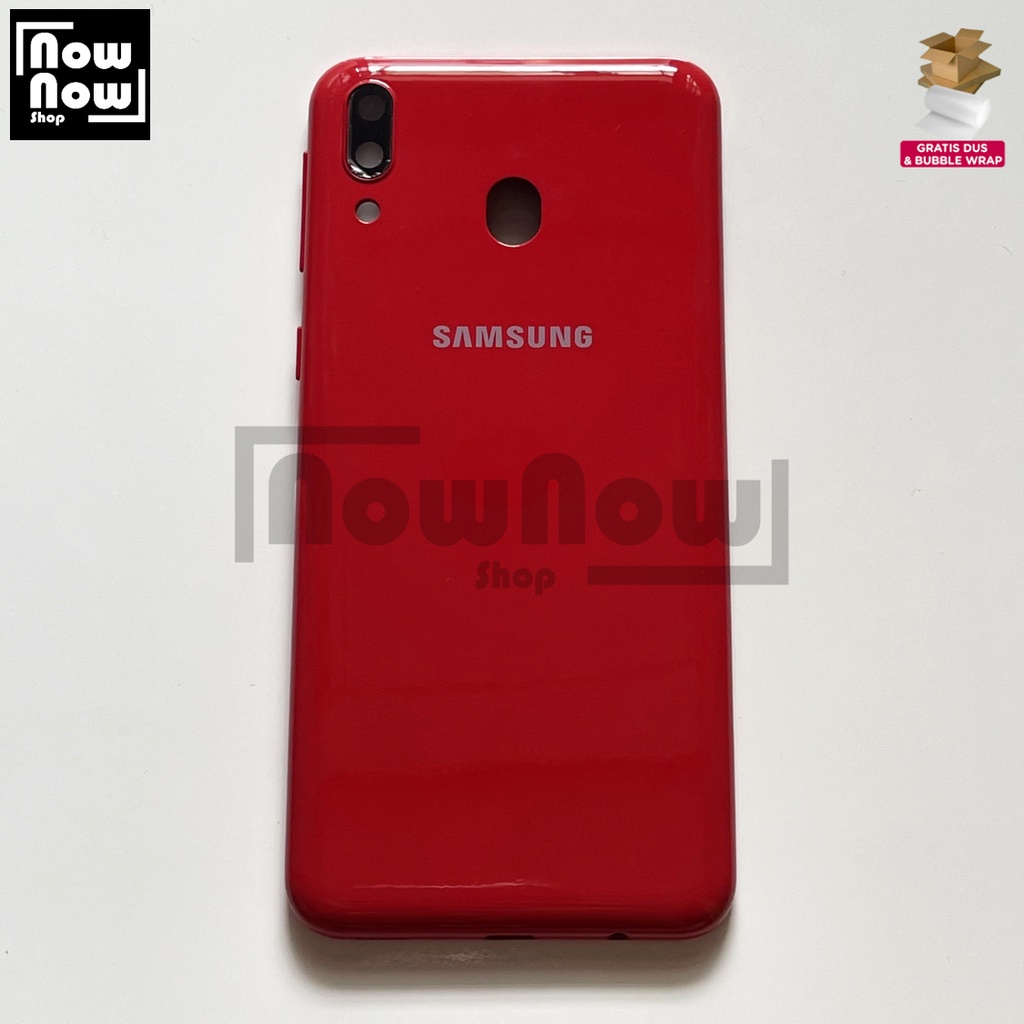 Backdoor Tutup Belakang Baterai Backcover Back Casing Housing Samsung Galaxy M20 M205 M205F M205FN M205G Cover Belakang SM-M205F SM-M205FN SM-M205G SM-M205M SM-M205N