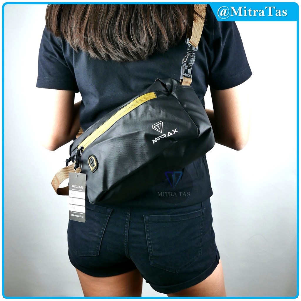 Tas Selempang - Hand Bag Mitrax Model Cinco Bahan Kulit Bimo Waterproof! Tas Slempang / Handbag !