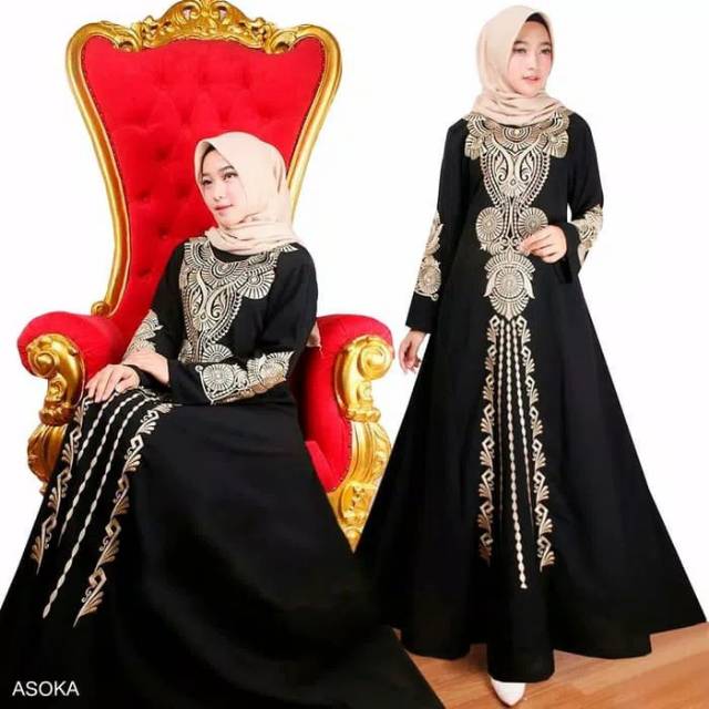 New Abaya Bordir Asoka