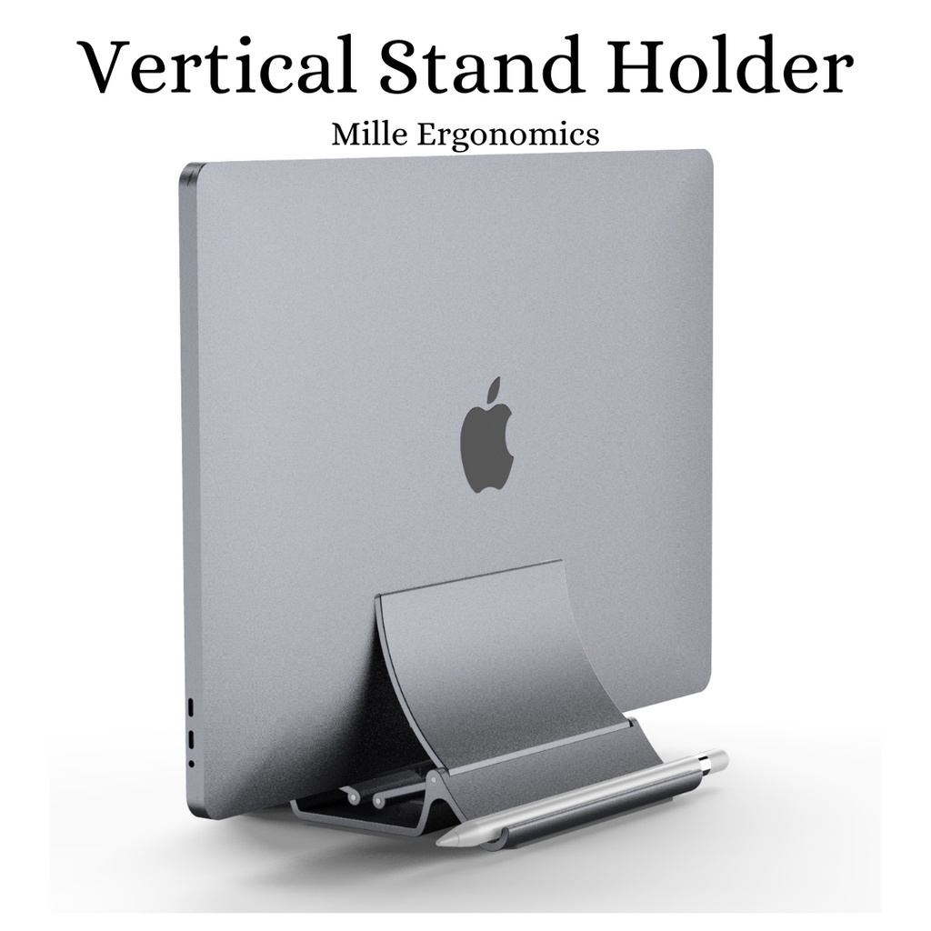 Laptop Holder | Vertical Stand Holder| Mille Accessories