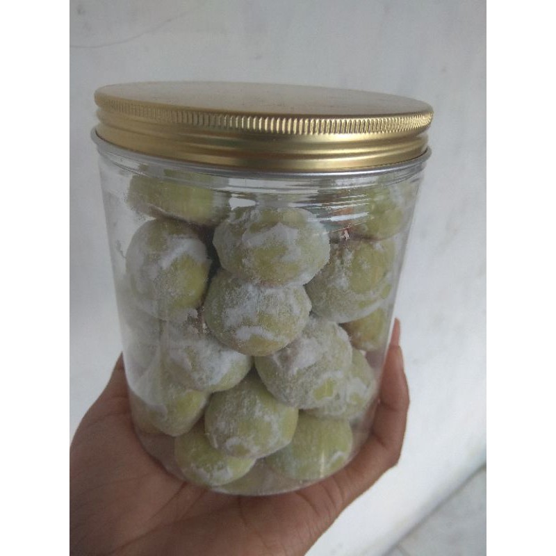 

kue kering putri salju pandan dan original