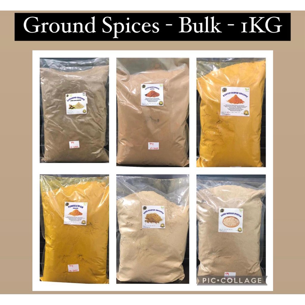 

Ground Spices - Bumbu Bubuk - BULK 1KG