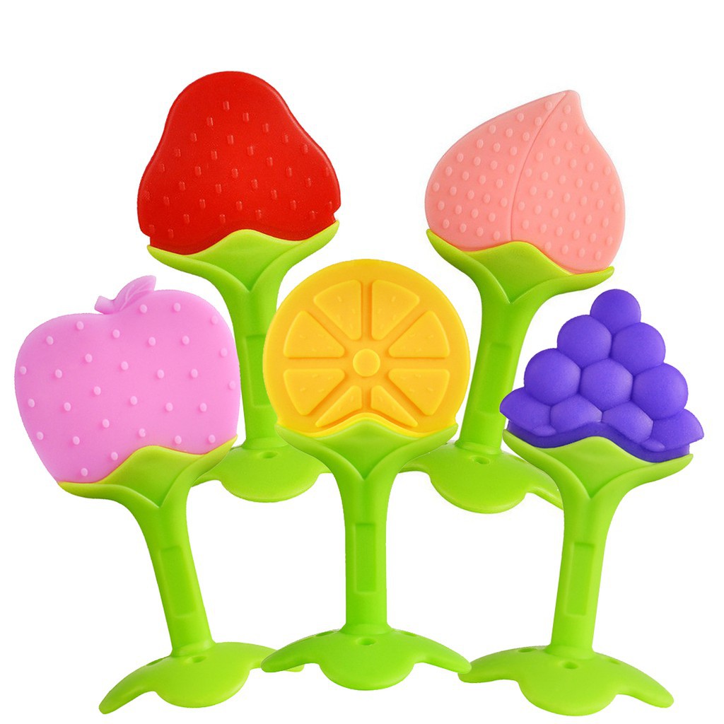 Gigitan Empeng Bayi Teether Baby motif buah