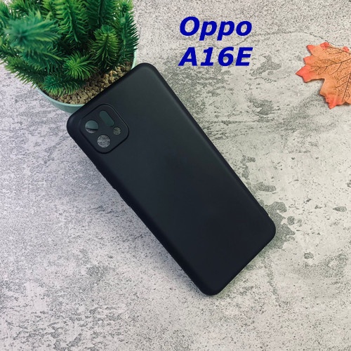 Casing Oppo A16E / Oppo A16K SoftCase Black Matte