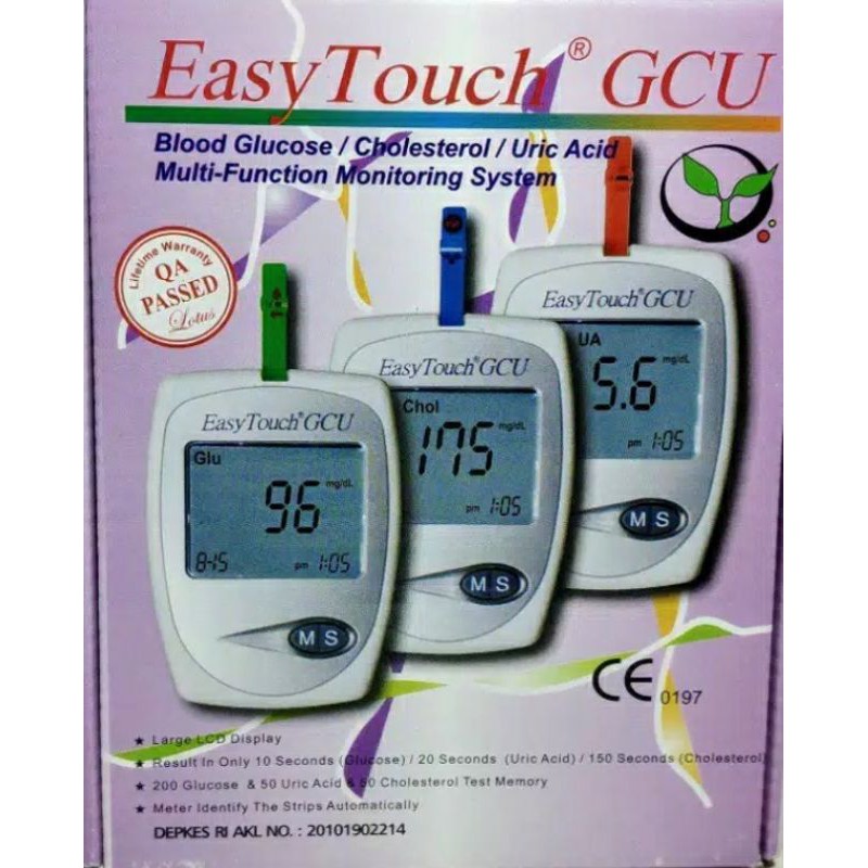 Easy Touch GCU / Alat cek gula darah