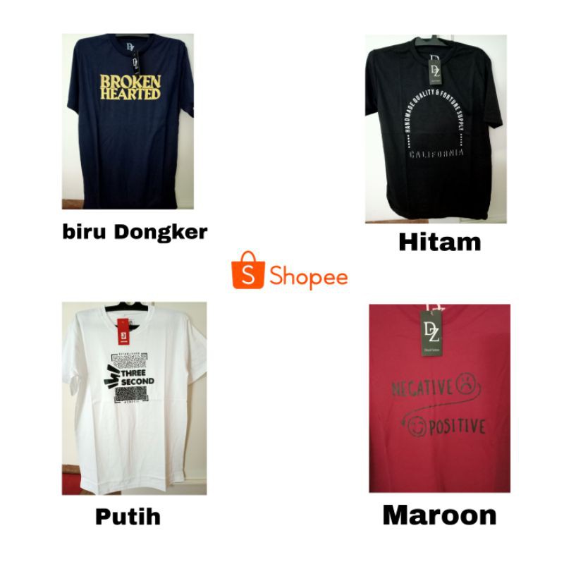 kaos pria Dazed Fashion combed 30s