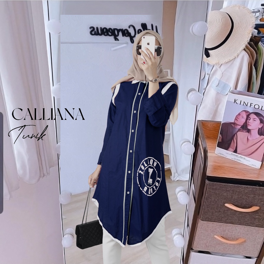 FASHION MUSLIM ATASAN TUNIK CALLIANA DMR