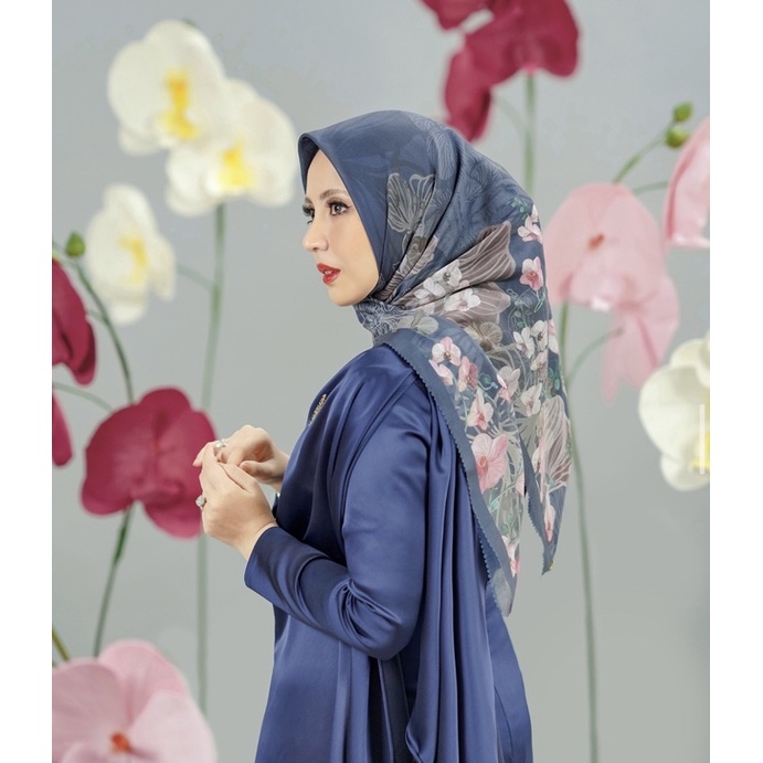 buttonscarves orchide series navy