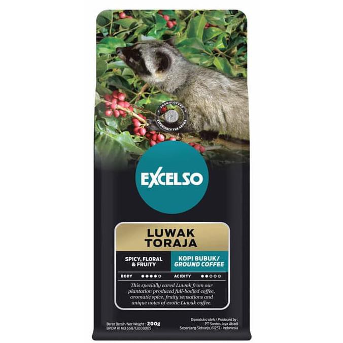 

Excelso Luwak Toraja Pouch Pack 200gr