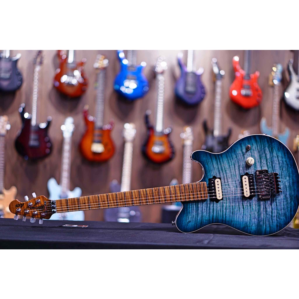 USED Music Man Axis Yucatan Blue Flame  G97293