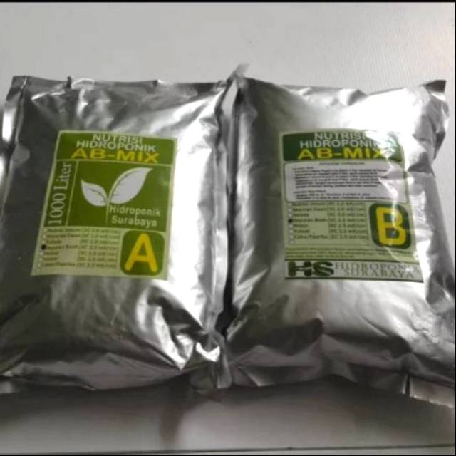 Pupuk AB mix Hidroponik Surabaya Sayuran Buah kemasan 1000 liter