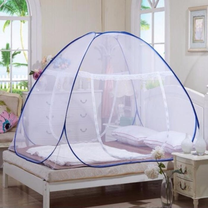 Kelambu tempat tidur jumbo butterfly anti nyamuk besar king size dengan resleting ukuran 6 kaki [PADMA]