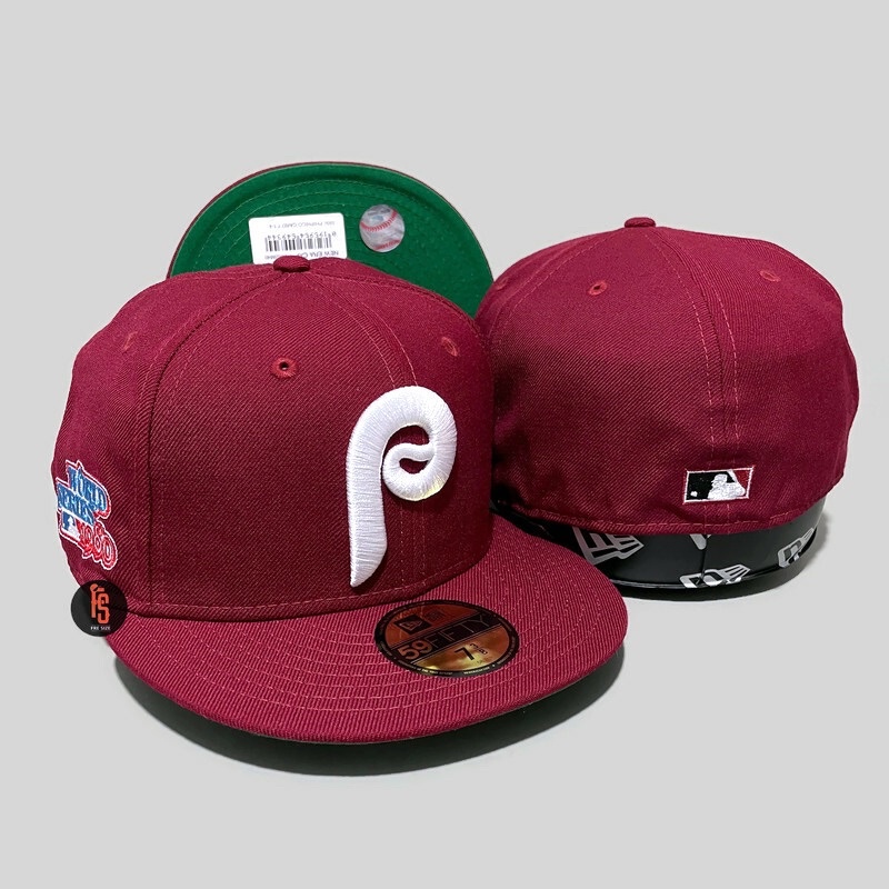 TOPI NEW ERA ORIGINAL 5950 WS 1980 WASHINTON NATIONALS MAROON UV GREEN