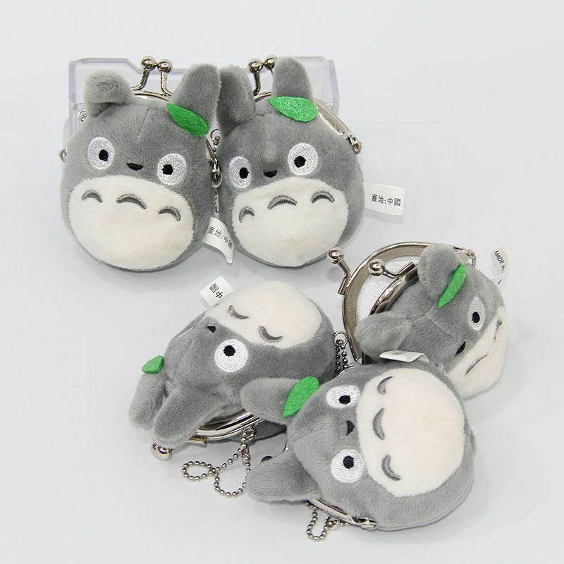 Tetangga Totoro My Left Plush Doll Toy Mini Holder Koin Hadiah Dompet Mainan