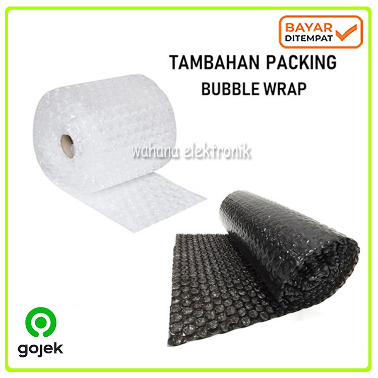 Bubble Wrap Packaging Tambanhan Packing Barang Pengiriman