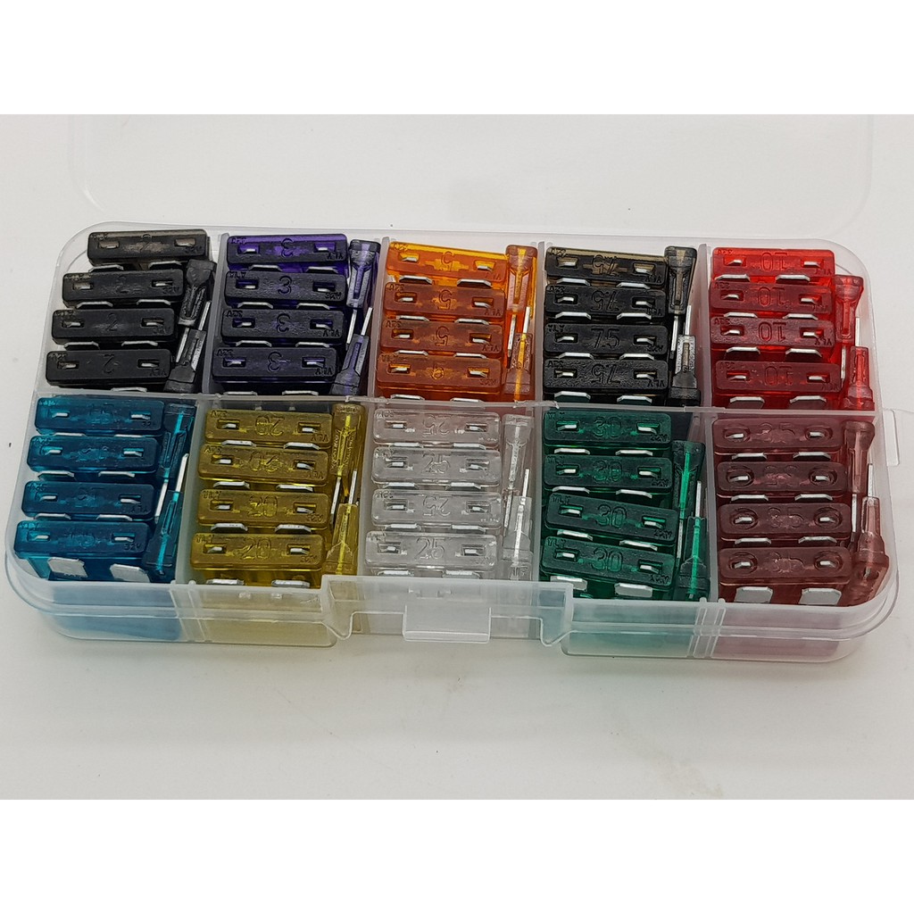 FUSE BESAR TANCAP isi 100 pc ( 2A-3A-5A-7.5A-10A-15A-20A-25A-30A-35A )