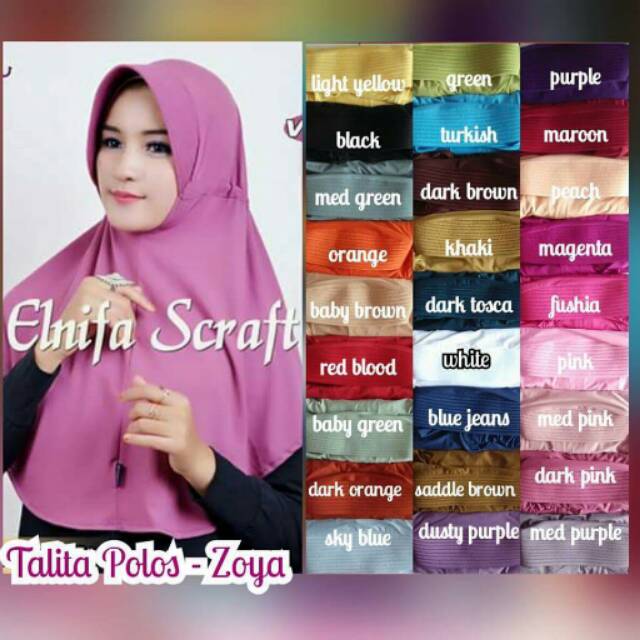 SERUT ELNIFA POLOS Shopee Indonesia SERUT ELNIFA POLOS Shopee Indonesia