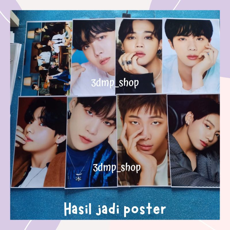 Poster BTS 5th Muster Magic Shop Jungkook V Taehyung Jhope Jin Seokjin Jimin RM Suga Rapmon