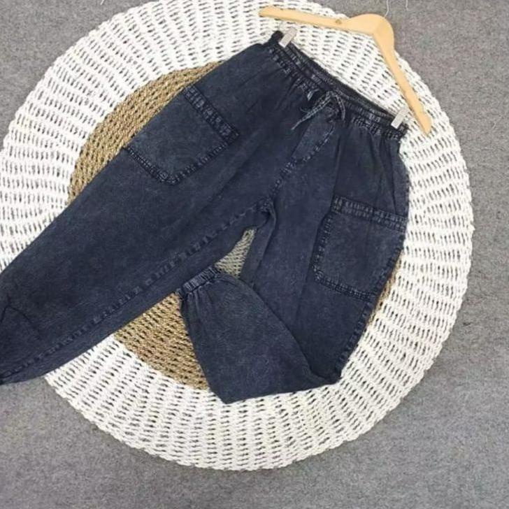 Tren Kekinian.. JULIZAR SETELAN BAJU WANITA (XL - JUMBO) JAKET CELANA JEANS SETELAN