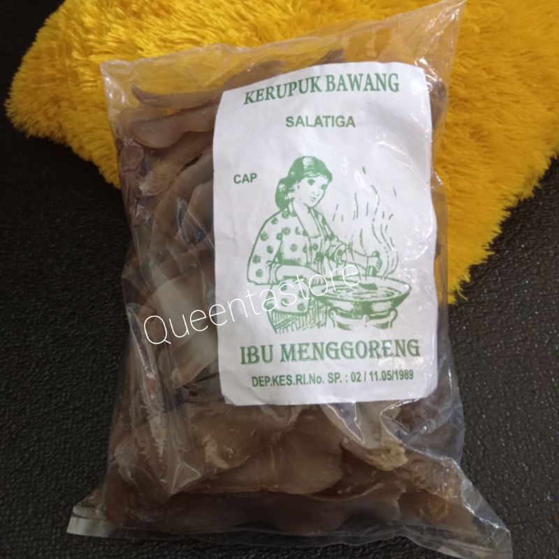 

Kerupuk Bawang Salatiga Cap Ibu Menggoreng