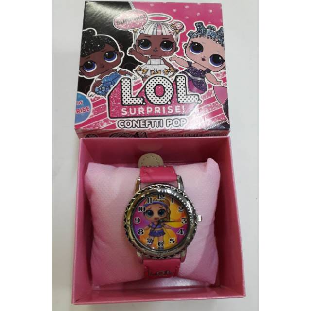 Jam tangan analog motif kartun