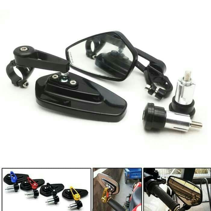 Spion Sepion Jalu Lipat Bar End Oval Cnc Universal Spion Jalu Stang Oval Nmax CBR Ninja Universal