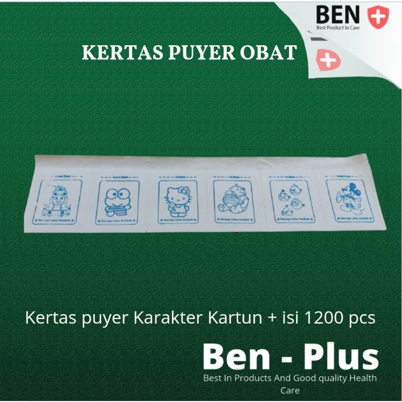 Kertas Puyer Kartun Biru