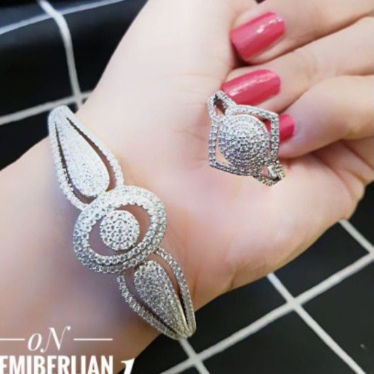 Xuping Gelang Dan Cincin Lapis Emas 1705n