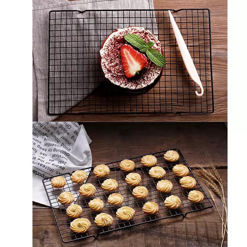 baking rack cooling tray non stick cake food bread pizza / rack oven stainless / rak holder pendingin kue roti snack makanan / kitchendryong stand holder