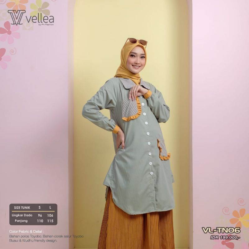 (COD) TUNIK VELLEA TN06 by PN FASHION